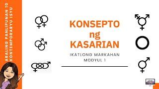 KONSEPTO NG KASARIAN