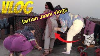 house wife daily vlogs l village life daily vlogsbeautiful desi wife vlog l Farhan jaani vlogs