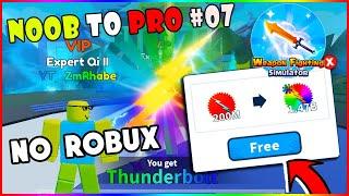 Noob to Pro #07 | Making Mythical Thunderbolt to ETERNAL Shiny++ | Weapon Fighting Simulator