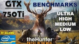 theHunter Call of the Wild GTX 750Ti - 1080p - All Settings | Performance Benchmarks