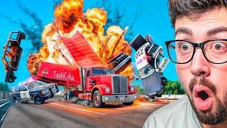 ACCIDENTES BRUTALES DE PELÍCULA  | BeamNG Drive