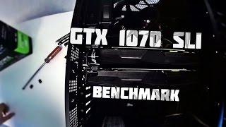 ASUS ROG Strix GTX 1070 SLI vs Single Benchmark // New!