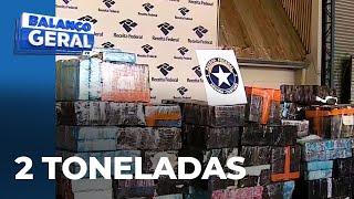 PR-317: mais de 2 toneladas de drogas foram apreendidas pela receita federal