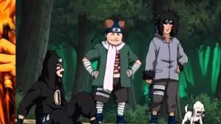 Kankuro, Kiba and Choji vs Ryugan English Sub