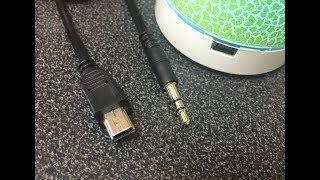 USB Mini To Aux Stereo 3.5mm Make Your Own Cable DIY