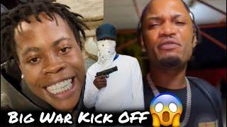 OMG| Rajah Wild & Artiste eddy g bomba kick off|Gun draw after att@ck happen on Entertainer