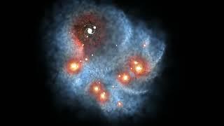 Supernova/star formation simulation