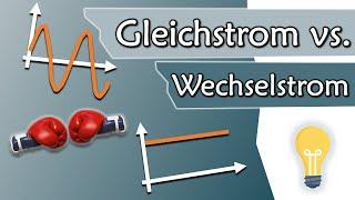 Gleichstrom und Wechselstrom, AC vs DC, Wassermodell | Elektrotechnik Grundlagen #10