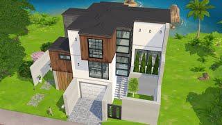 Modern minimalist house - speed build | The Sims Mobile