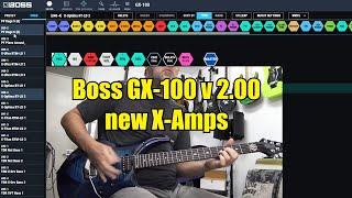 Boss GX-100 new amps