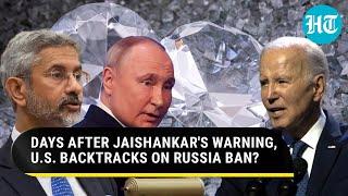 India Pressure Makes USA Backtrack On Russia Diamond Ban? Explosive Report On Ukraine War Sanctions