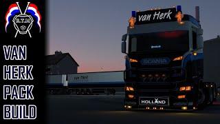 SCANIA NEXT GEN R VAN HERK PACK ,TRUCK / TRAILER  BUILD, D.T.M/DESIGN ets 2