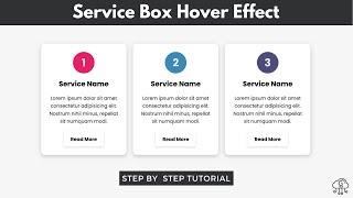 Service Box Hover Effect in WordPress using CSS | WordPress Tips and Tricks