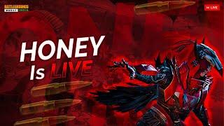 KOI NAHI HAI TAKKAR ME • HONEY IS LIVE• RP GIVE AWAY • UC GIVEAWAY DAILY #bgmilive #bgmilatestupdate