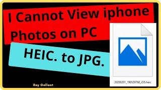 cannot view iphone photos on pc
