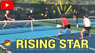 Rising Star Sammy Lee in Pickleball Mixed Doubles 4.5 MN Summer Sendoff Tournament