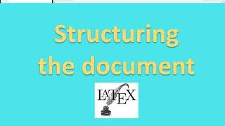 Latex tutorial - an easy introduction