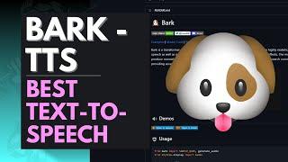 Bark: FREE Opensource Text-To-Speech Ai Tool - Realistic Humanlike Voices