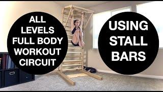 Stall Bars Tutorials: Full Body Workout by @Elizabeth_bfit