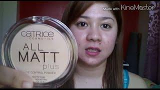 CATRICE ALL MATT PLUS (shine control powder) review - YC skincare