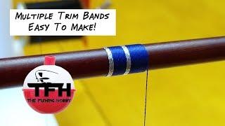 Rod Building/Rod Wrapping: Multiple Trim Bands (Easy Technique!)