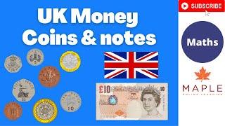 Learn UK Notes & Coins ► Pounds & Pence | Maths Skills