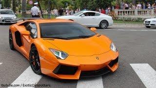 Timati's Lamborghini Aventador w/ DMC Spoiler - Driving in Monaco - 1080p HD