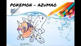 CÁCH VẼ POKEMON - AZUMAO CỰC ẤN TƯỢNG CỰC DỄ / HOW TO DRAW POKEMON - AZUMAO EASILY & IMPRESSIVE