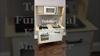 IKEA play kitchen makeover-#shorts #montessori #ikeahacks