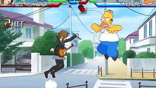 NICK54222 MUGEN: Yui Hirasawa (me) VS Homero