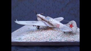 Soviet Curtiss P-40E with Klimov M-105P engine - RetroWings 1/72nd Scale - Full Build.