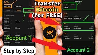 How to TRANSFER BITCOIN to Another Account for FREE - Satoshi BTCs Mining App - CORE Mining