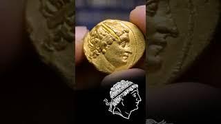 Gold Ancient Coin Diodotus Bactria Stater #Shorts