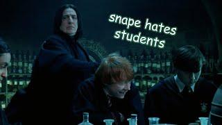 snape hating students for 3 minutes straight