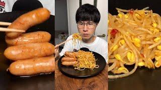 ASMR | EAT SAUSAGE AND BEAN SPROUTS | MUKBANG | COOKING | kenty cook