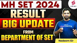 MH SET 2024 | MH SET Big Update | From Department Of SET | Official Notification | Nadeem Sir