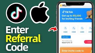 How To Enter Referral Code in TikTok 2024 | TikTok Rewards Referral Code