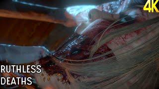 UNTIL DAWN - All Characters MOST RUTHLESS Death Scenes | 4K ULTRA HD