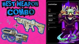 BEST WEAPON COMBO APEX LEGENDS SEASON 6 (High kill and damage gameplay)