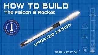 How to build the Falcon 9 rocket in SpaceFlight Simulator 1.5 | SFS |