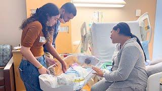 Family Meets Our Newborn Baby Girl (emotional)