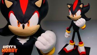 SHADOW SCULPTURE! (from Sonic)  Polymer Clay Tutorial Giovy Hobby