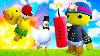 We Mined Diamonds with TNT and Bought a Fancy Chicken in Wobbly Life Multiplayer Update!