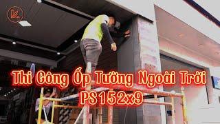 Thi Công Ốp Tường Ngoài Trời UltraWood PS152X9