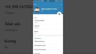 cara membuat username di telegram