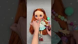 Mira lo que ocurre si tiras de sus cuerdas #kawaii #doll #muñecas #blythe #blythedoll