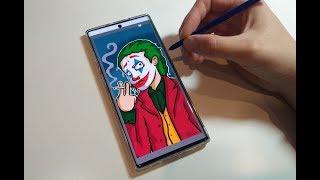 Drawing The Joker on my Samsung Note 10!