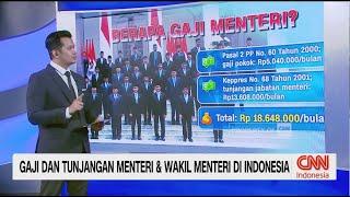 Segini Gaji dan Tunjangan Menteri & Wakil Menteri di Indonesia