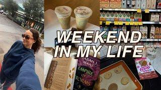 vlog: recharge after a work week with me, tandem read, cozy rot day, trader joe's & whole foods haul