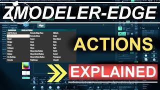 ALL ZModeler Edge-Actions (EXPLAINED)